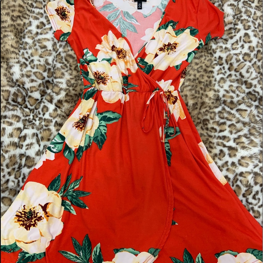 surplice dress